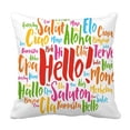 thumbnail image 1 of Funda De almohada ABPHQTO Nube De palabras En Diferentes Idiomas 40x40 cm, 1 of 1