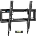 thumbnail image 1 of Pipishell Soporte de montaje en pared para TV inclinable con certificación UL de perfil bajo para la mayoría de televisores curvos planos LED LCD OLED 4K de 23 a 55 pulgadas de hasta 99 lb máx. VESA 4, 1 of 5