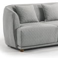thumbnail image 3 of Modern 68" Light Gray Quilted Sofa, 3 of 5