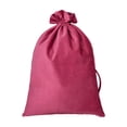 thumbnail image 2 of Cloth Drawstring Bag 1Pcs Christmas Ornament Storage Bag Cloth Material with Drawstring Closure Large Holiday Gift Wrapping and Decorative Organizer,Red,70x50cm JASKFLY, 2 of 9