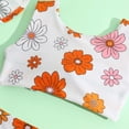 thumbnail image 5 of WERYOUNG Girl's Swimsuit Sets Sleeveless Scoop Neck Floral Top And Bottom With Sun Hat Tankini Swimsuits Kids 3 Piece Swimwear Beach Pool Party Soft Breathable Toddler Beachwear, 5 of 7