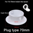 thumbnail image 2 of 40-100mm Decorative Wall Hole Cover Protective Vents Decor Cap Plastic Plug, 2 of 9