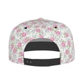 thumbnail image 4 of Haiem Floral Classic Snapback Cap Flat Bill Hat Baseball Cap Adjustable Size Cotton Dad Hat, 4 of 9