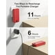 thumbnail image 5 of Power Bank aonidi de 20000 mAh con cables integrados y enchufe de pared AC, 5 of 8