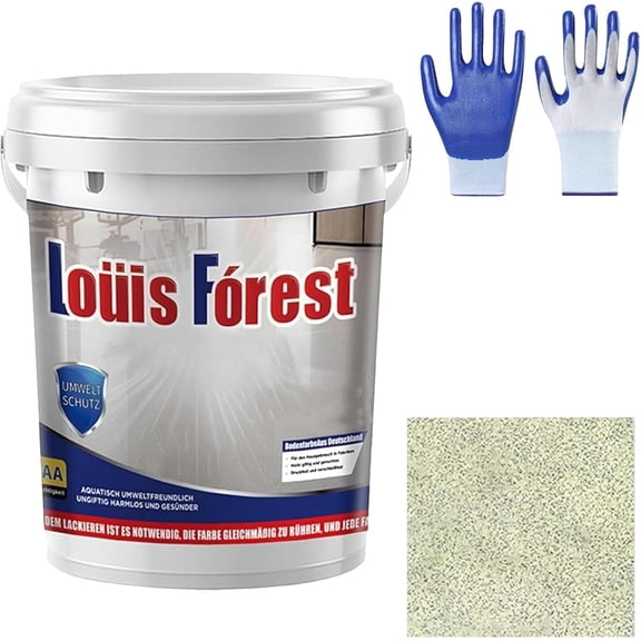 Epoxy Floor Paint,Epoxy Colored Sand Floor Paint , High-gloss Marble Effect Coating, Garage Floors Painting