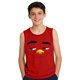 thumbnail image 4 of Camisolas de cuello redondo para niños pequeños y niños a la moda, lindas camisetas con estampado degradado, parte inferior suave sin mangas, camisetas para niñas, 4 of 6