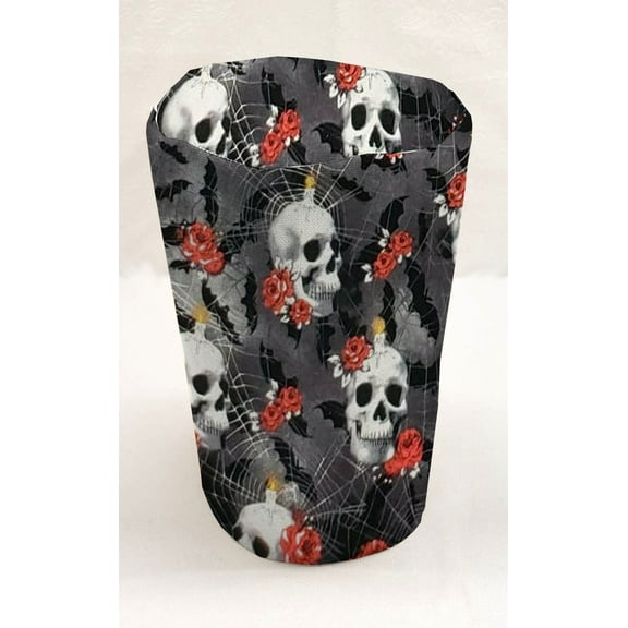 Skulls Webs & Roses Can Opener Cover by Penny's Needful Things
