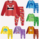 thumbnail image 2 of Disney-Pijama de manga larga para niños, ropa de dormir de 2 piezas, con estampado de Anime Joy Anxiety, Anger, triste, Fear, Kawaii, para regalo, 2 of 5