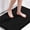 Black, variant on Microfiber Bath Rugs Chenille Floor Mat Ultra Soft Washable Bathroom Dry Fast Water Absorbent Bedroom Area Rugs, 20 x 32 - Inch, Ivory