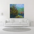 thumbnail image 2 of 18" x 18" Colorfield 60 by Jane Schmidt - Wall Art Print on Canvas Fabric Black, 2 of 3