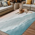 thumbnail image 2 of Fsddascl Beach Coastal Outdoor Rug for Patio/Deck/Porch, Non-Slip Large Area Rug 6 x 9 Ft, Blue Nautical Summer Ocean Seaside Indoor Outdoor Rugs Washable Area Rugs, Reversible Camping Rug Carpet, 2 of 5