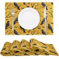 thumbnail image 2 of Halloween Crow Tree Branch Placemats Set of 4,Non-Slip Washable Kitchen Table Mats Dining Placemats for Indoor Outdoor Party Wedding Halloween Table Decoration,12x18 inch, 2 of 6