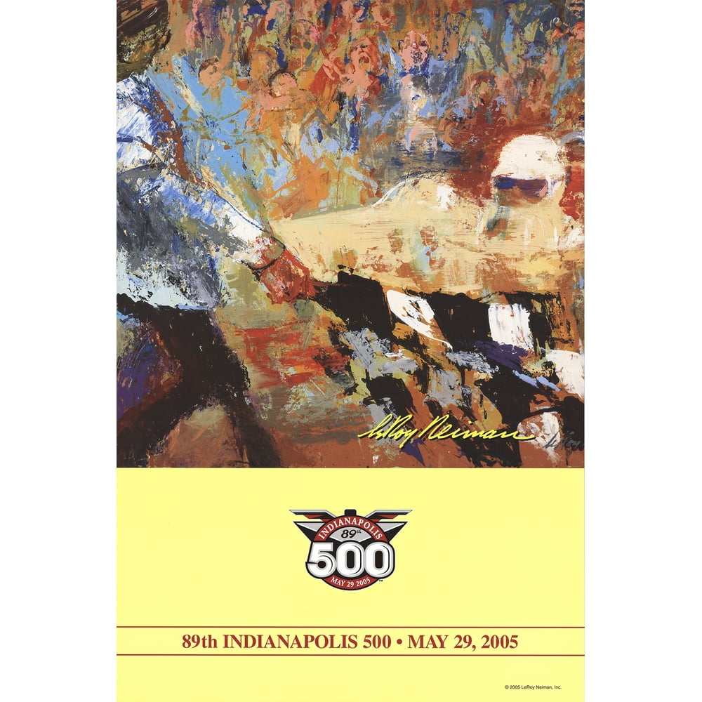 Leroy NeimanIndianapolis 5002005 Poster