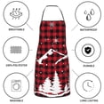 thumbnail image 6 of Fuzoiu Christmas Tree Buffalo Plaid Print Kitchen Cooking Aprons,Kitchen Cooking BBQ Aprons,Chef Apron with 2 Pockets for Men Women,Art Aprons for Painting Pottery Ceramics, 6 of 7