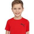 thumbnail image 2 of PLAYERA PUMA NIÑOS ACTIVE SMALL LOGO ROJO TRAINNING 58698011 rojo 010, 2 of 5