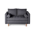 thumbnail image 2 of Sofá Love Seat 2 Plazas De Lino Gris Oxford Modelo Fallon, 2 of 7