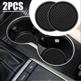 thumbnail image 2 of 2/4pcs Car Auto Cup Holder Anti Slip Insert Coasters Pads Universal Car Interior Accessories Car Cup Holders Black For Car Home, 2 of 5