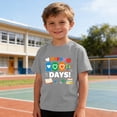 thumbnail image 6 of CLOISE Kids Girls Boys Short Sleeve T Shirts 100 Day of School Tops Crewneck Holiday Pullover Graphic Summer Blouses Gray, 6 of 8