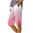 thumbnail image 2 of BLCHUNen Linen Pants for Women Casual Capri Pants with Pockets Lightweight Breathable Summer Beach Vacation Lounge Pants, 2 of 5
