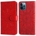 thumbnail image 4 of Funda tipo cartera GANGXUN para iPhone 12 Pro , diseño girasol, cuero PU, soporte, cierre magnético, tarjetero, 4 of 5