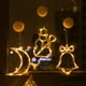 thumbnail image 5 of Christmas Decoration Light LED Fairy String Curtain Light Xmas Tree Deer Star Garland Lighting Window Battery Powered Decor Lamp, 5 of 5