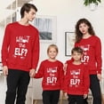 thumbnail image 3 of Sudadera navideña a juego para toda la familia, diseño exclusivo de elfo luminoso, 3 of 3