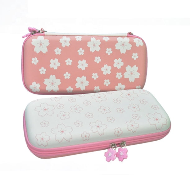 Estuche Duro de almacenamiento Ygjytge para Switch/OLED Rosa
