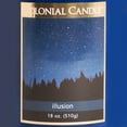 Colonial Candle Illusion 18 Oz 2 Wick Candle, Blue