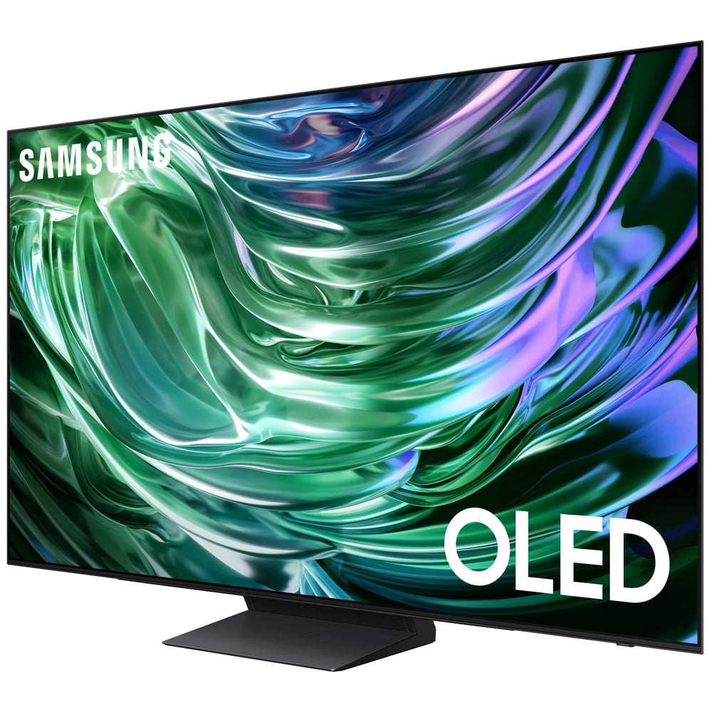 Samsung QN77S90DA 77 Inch OLED 4K Smart TV (2024) Bundle with Deco Gear 4K HDMI 2.0 Cable X2 & CPS Exclusive 12 Month Protection