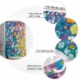thumbnail image 5 of Extra Long Shower Curtain 72x96 Inch, Colorful Spring Floral Shower Curtain Waterproof Bathroom Decor Modern Oil Painting Abstract Art Fabric Bath Curtain Set Accessories with Hooks, 5 of 6