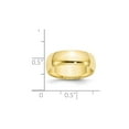 thumbnail image 3 of 10KY 6mm LTW Half Round Band Size 5 in 10k Yellow Gold, 3 of 3