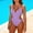 Purple, variant on ITSAME Womens One-Piece Swimsuit Quick-Dry Hollow Out Deep V-Neck Beach Fashion Swimwear Black Size 2XL