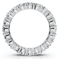 thumbnail image 2 of Pompeii Platinum 3Ct Diamond Eternity Wedding Ring Lab Grown (G/H,VS1-VS2), 2 of 5