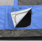 E-Z Up® Camping Cube™ 6.4, Outdoor Camping Cube Converts to 10 Straight Canopy Tent, Royal Blue