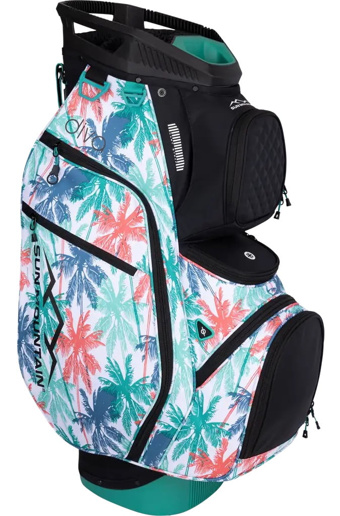 Sun Mountain Golf Ladies Diva Cart Bag Black/Palm