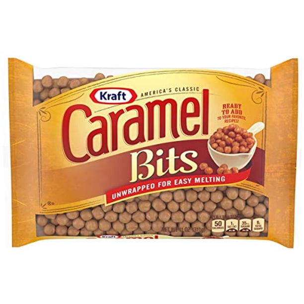 Kraft Caramels Unwrapped Candy Bits Snack Bag (11 Oz Bags, Pack Of 12