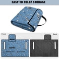thumbnail image 5 of COEQINE All-Season Golf Cart Seat Protection, 4 Pockets Quilted Cover with Handle, Folds Like a Tote for Carry, Universal Fits Most 2-Seater Carts, Skeleton Cowboy Golf Blue, 5 of 8