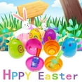 thumbnail image 6 of Easter Basket Stuffers With Finger Projector Lights, Easter Toys Gifts Bags Prizes For Kids Boys Girls, Glow In The Dark Egg Fillers Party Favors, 6 Eggs + 6 Finger Lights Set, 6 of 6