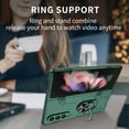 thumbnail image 3 of Nalacover Rugged Case for Samsung Galaxy Z Fold4, Slim Fit Finger Ring Holder Kickstand Magnetic Cover Compatible with Car Mount Anti-Scratches Shockproof Case for Samsung Galaxy Z Fold4,Darkgreen, 3 of 10
