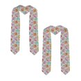 thumbnail image 2 of Fotbe Skull and Flowers Printed Class of 2024 Graduation Stole, 2 of 7