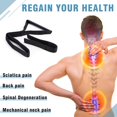 thumbnail image 2 of WIDREST Neck Stretcher Strap, Spine Chiropractic Decompression Tool with Chin Belt, Cervical Neck Traction., 2 of 7