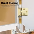 thumbnail image 4 of QSTDGVPW 10 x Cabinet Door Hinges Accessories Quiet Versatile Easy to Install Gold, 4 of 9