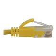 thumbnail image 2 of Eaton Tripp Lite Series CAT 6a (RJ45 Cat6a 15 ft 1UTP 0G Snagless Molded Slim Ethernet Cable M/M), PoE, Yellow, (4.6 M) - Câble Réseau - RJ-45 (M) à RJ-45 (M) - 15 ft - 0.1 in - UTP - - IEEE 802.3an/IEEE 802.3af/IEEE 802.3at - CM - Moulé, Sans Accrochage, Échoué - Jaune - pour P/N: N235-001-WH-6AD, N238-001-Gy-Tfa,25, 2 of 3