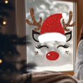 thumbnail image 3 of BETTERLIFE Christmas Door Stickers Christmas Tree Santa Claus Sticker Elk Decoration D6X9, 3 of 7