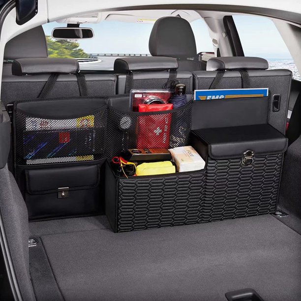 Trunk Organizers And Storage Suv,Car Hanging Trunk Organizer,Leather