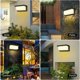 thumbnail image 5 of Luces de exterior de aluminio negro mate, aplique LED moderno con chip LED de 18 W, lámpara de pared IP65 resistente al agua, ahorro de energía para sala de estar, balcón, puerta de entrada y patio, 5 of 5