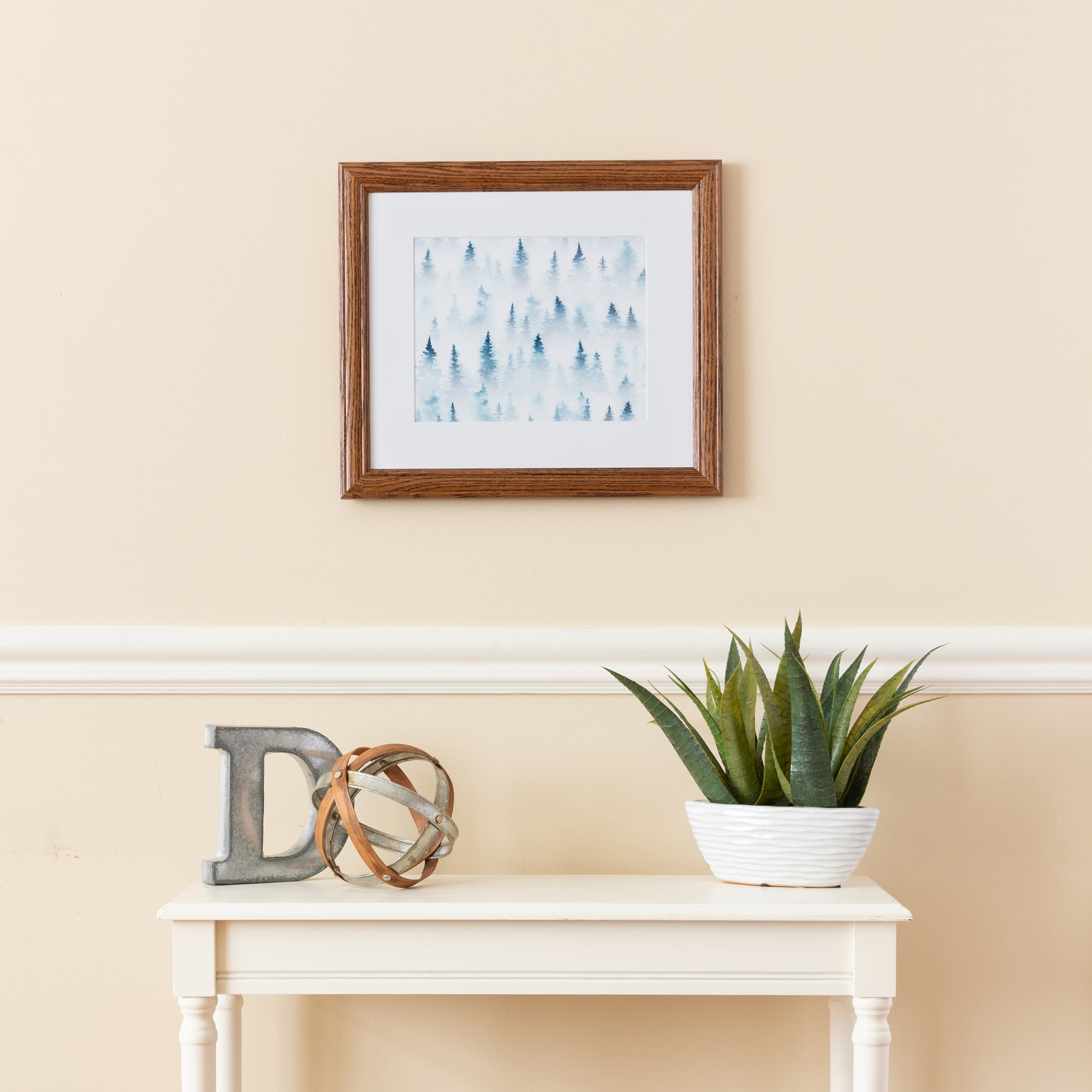 ArtToFrames 18" x 24" Walnut Picture Frame, 18x24 inch Brown Wood Poster Frame (WOM-4086)