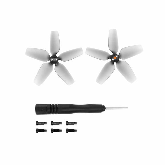 Injueey Hélices de plástico ligeras 2925S, 2 uds., cuchillas con destornillador, accesorios de alas no tripuladas para aviones no tripulados Accesorios para aéreos Gris