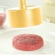 thumbnail image 5 of Prensa redonda para hamburguesas Prensador manual de carne antiadherente con 100 papeles antigrasa - ABS Herramienta de cocina para hamburguesas caseras, fácil de limpiar, grosor ajustable, 6.61 "de, 5 of 7