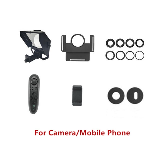 Mini Teleprompter Portable Inscriber Mobile Artifact Video With Remote Control For Phone And Recordin ,Easy to Operate